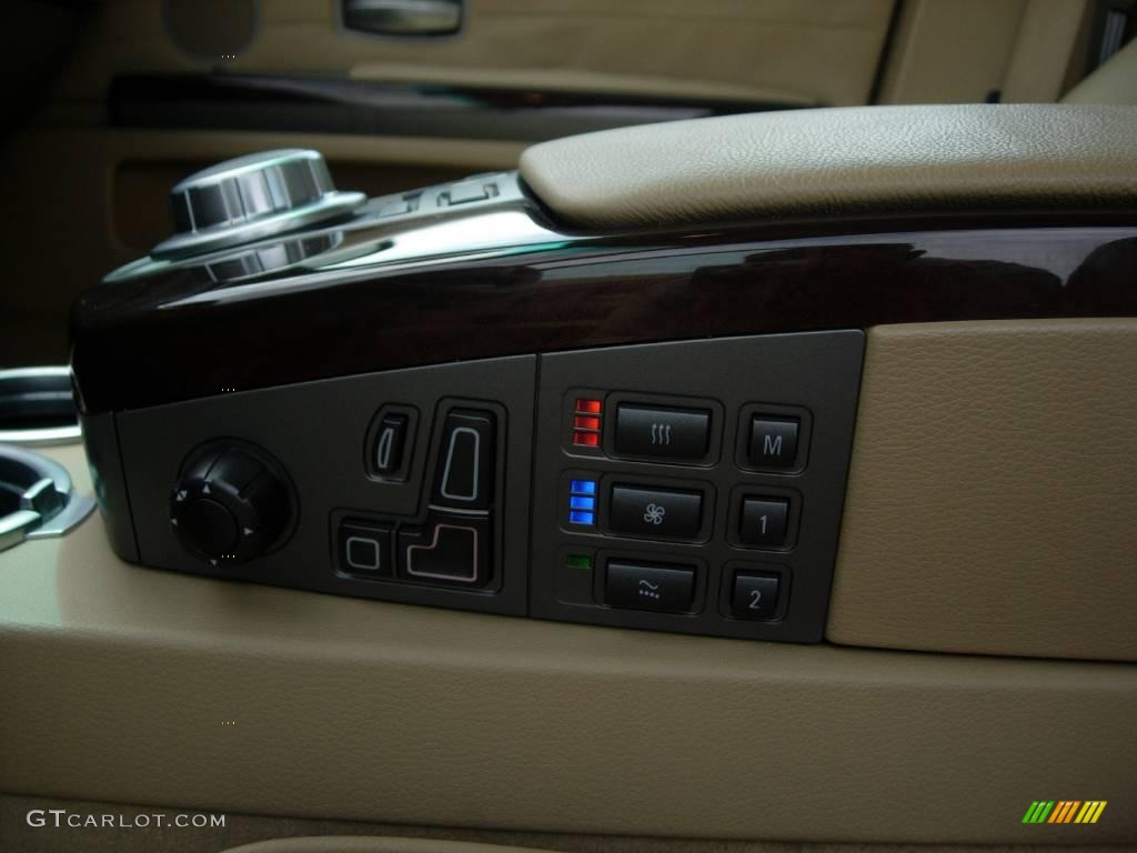 2006 7 Series 750Li Sedan - Black Sapphire Metallic / Dark Beige/Beige III photo #20