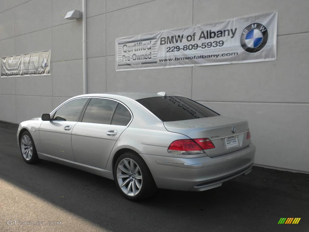 2006 7 Series 750Li Sedan - Titanium Silver Metallic / Basalt Grey/Flannel Grey photo #3