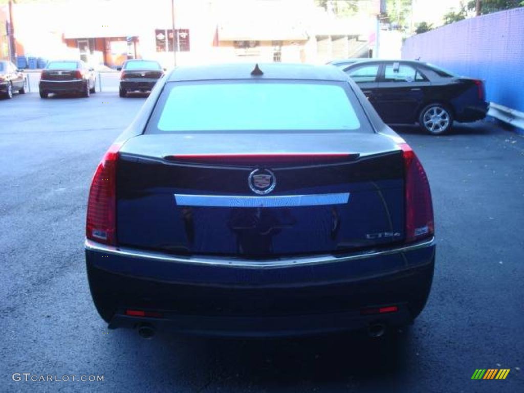 2009 CTS 4 AWD Sedan - Black Raven / Ebony photo #4