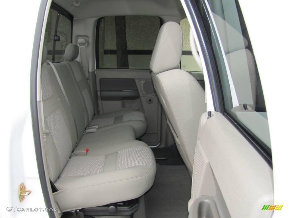 2007 Ram 1500 Lone Star Edition Quad Cab - Bright White / Khaki Beige photo #10