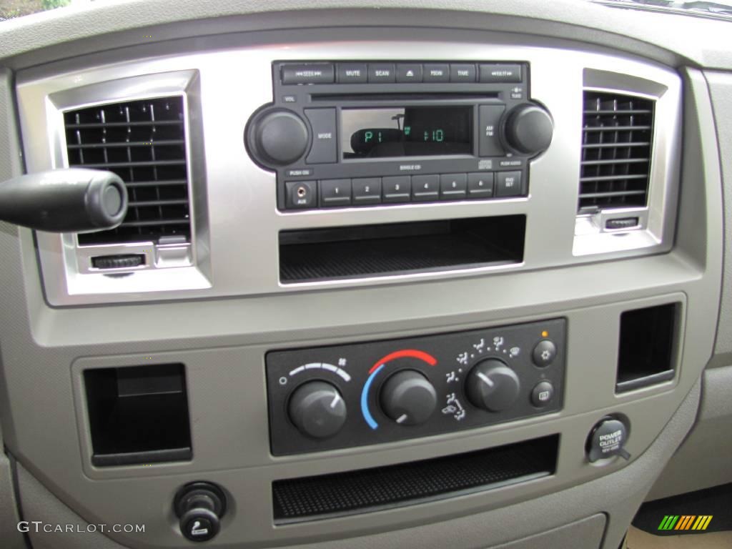 2007 Ram 1500 Lone Star Edition Quad Cab - Bright White / Khaki Beige photo #16