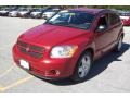 2008 Inferno Red Crystal Pearl Dodge Caliber SXT  photo #22