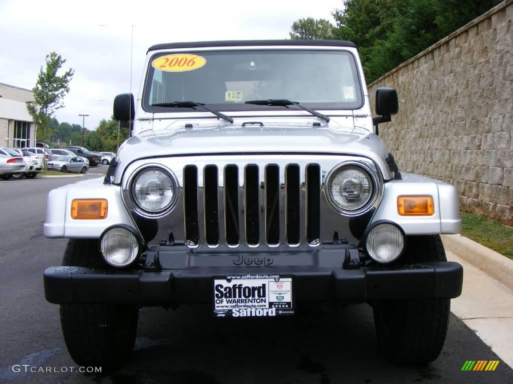 2006 Wrangler Unlimited 4x4 - Bright Silver Metallic / Dark Slate Gray photo #8