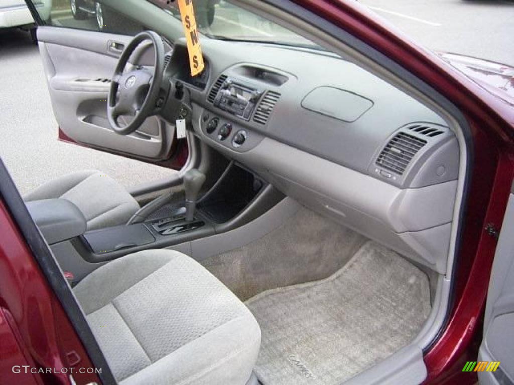 2002 Camry LE - Salsa Red Pearl / Stone photo #15