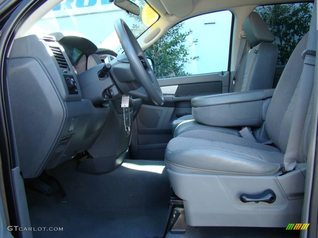2008 Ram 1500 Lone Star Edition Quad Cab - Brilliant Black Crystal Pearl / Medium Slate Gray photo #10