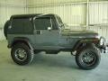 1990 Charcoal Gray Metallic Jeep Wrangler Laredo 4x4  photo #2