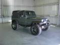 1990 Charcoal Gray Metallic Jeep Wrangler Laredo 4x4  photo #7