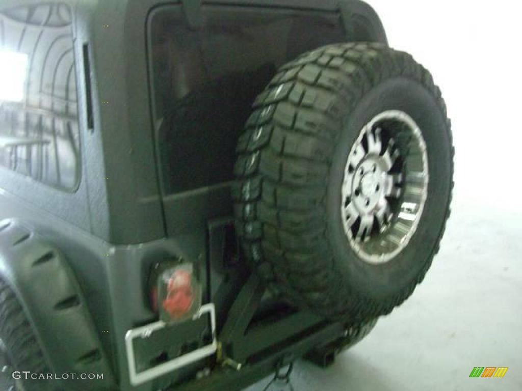 1990 Wrangler Laredo 4x4 - Charcoal Gray Metallic / Gray photo #14