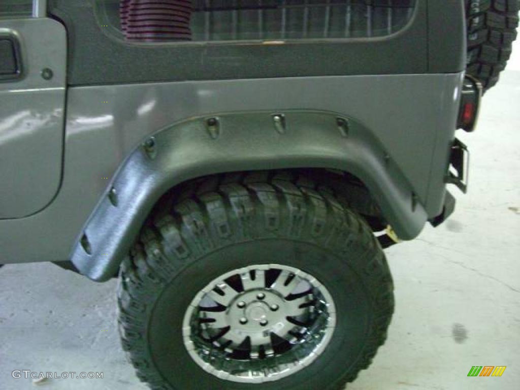 1990 Wrangler Laredo 4x4 - Charcoal Gray Metallic / Gray photo #15
