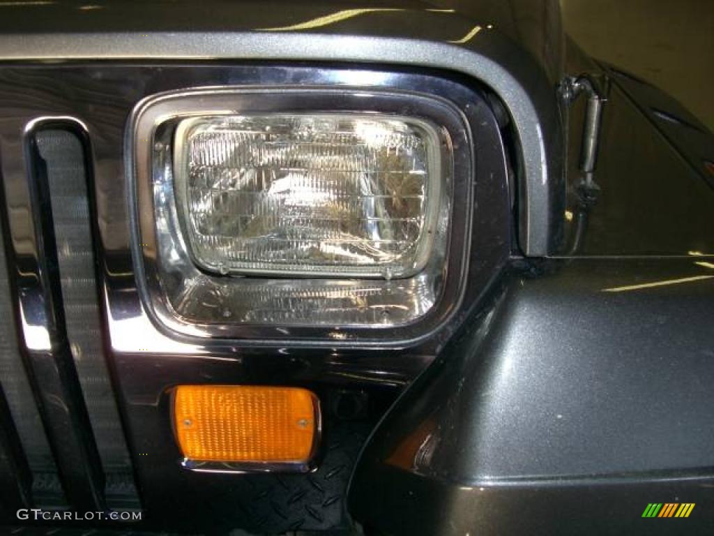 1990 Wrangler Laredo 4x4 - Charcoal Gray Metallic / Gray photo #38