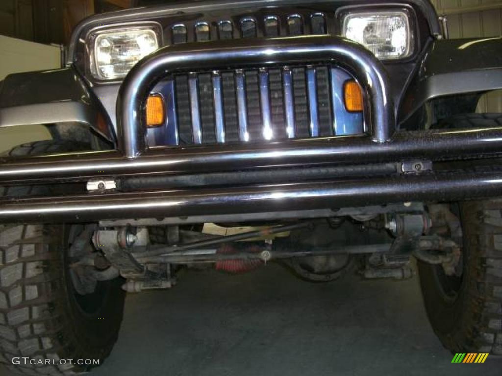 1990 Wrangler Laredo 4x4 - Charcoal Gray Metallic / Gray photo #39