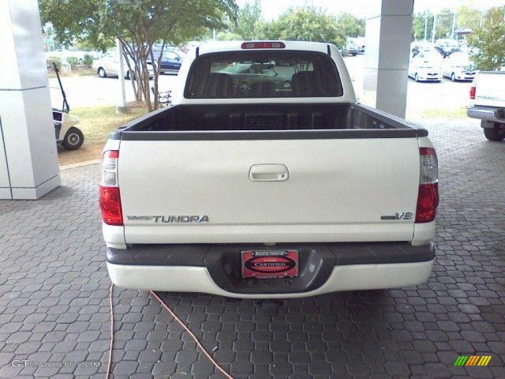 2005 Tundra Limited Double Cab - Natural White / Dark Gray photo #4