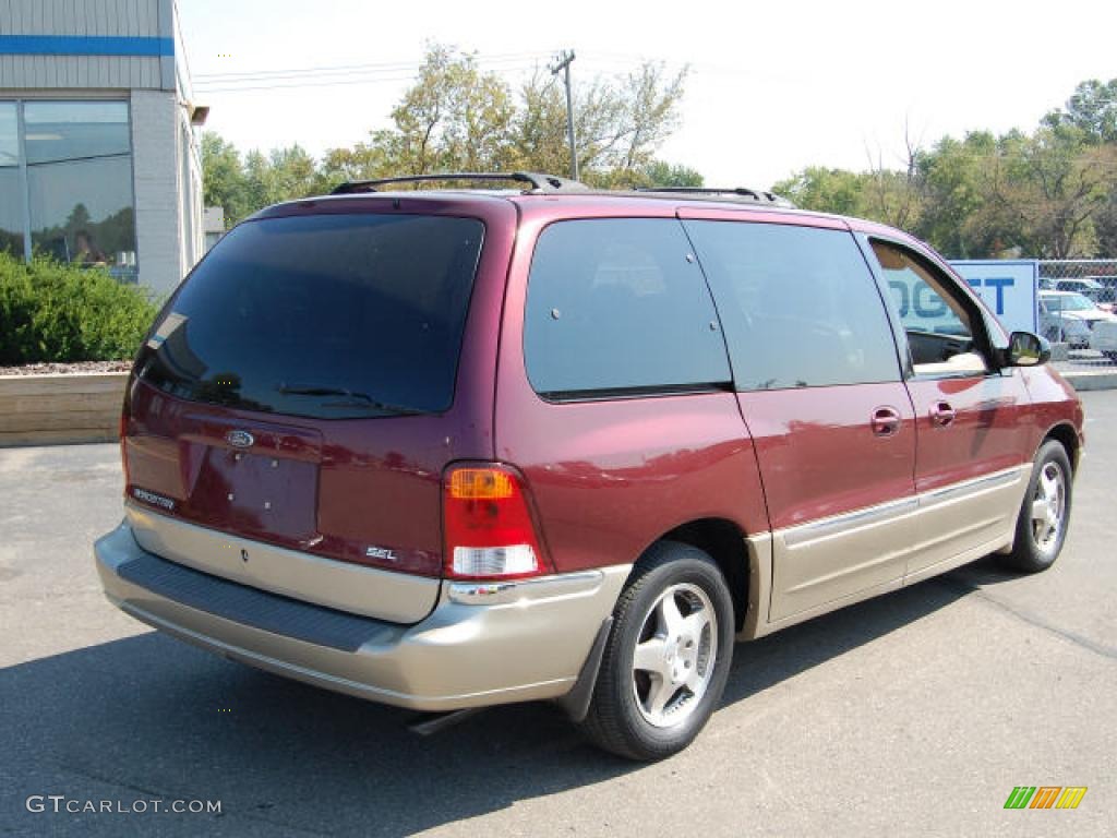 1999 Windstar SEL - Toreador Red Metallic / Medium Parchment photo #4