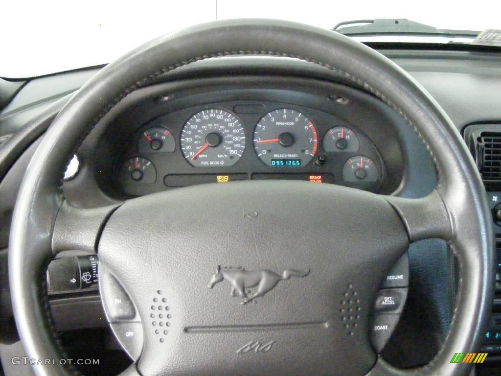 2000 Mustang GT Coupe - Black / Dark Charcoal photo #8