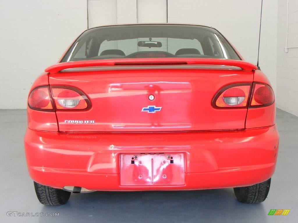 2000 Cavalier Coupe - Bright Red / Graphite photo #5