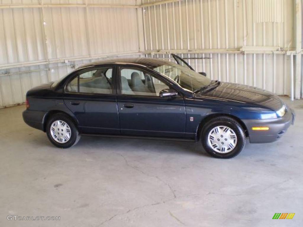 1998 S Series SL1 Sedan - Dark Blue Pearl Metallic / Black/Gray photo #1