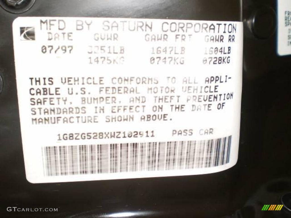 1998 S Series SL1 Sedan - Dark Blue Pearl Metallic / Black/Gray photo #42