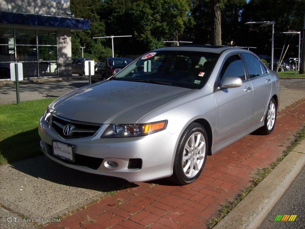 2006 TSX Sedan - Alabaster Silver Metallic / Ebony Black photo #2