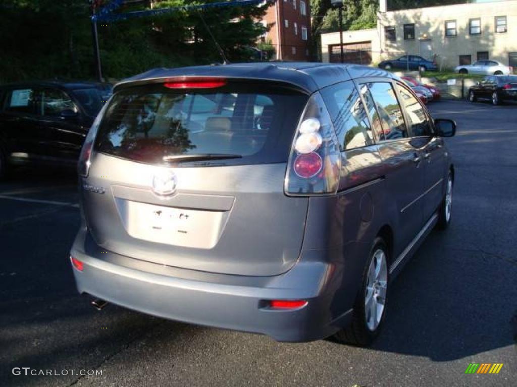 2007 MAZDA5 Grand Touring - Galaxy Gray Mica / Espresso Brown photo #5