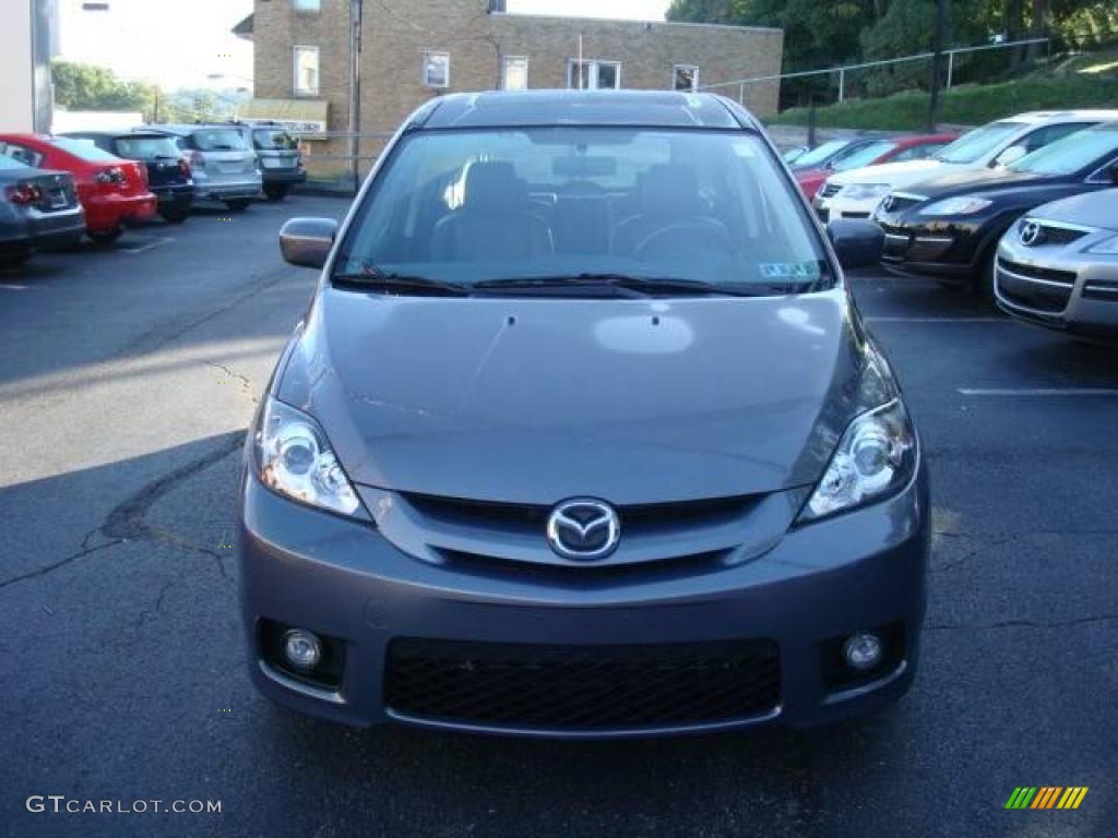 2007 MAZDA5 Grand Touring - Galaxy Gray Mica / Espresso Brown photo #8