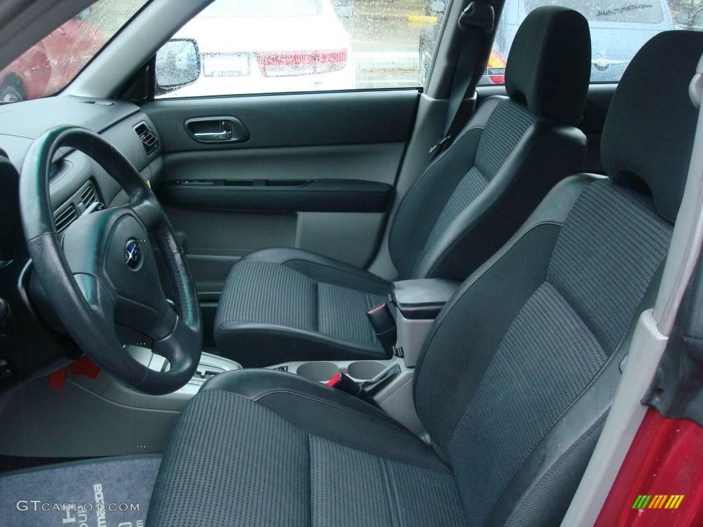 Off Black Interior 2005 Subaru Forester 2 5 Xt Photo