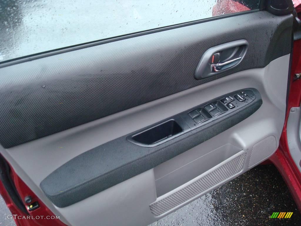 2005 Forester 2.5 XT - Cayenne Red Pearl / Off Black photo #14