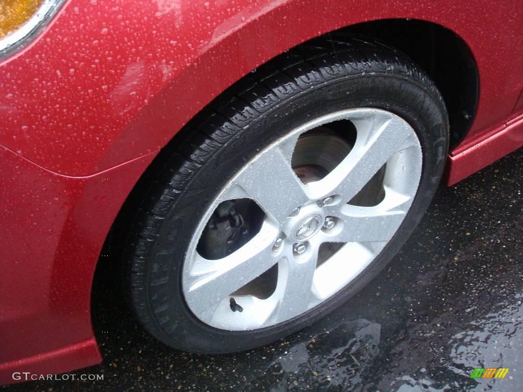 2006 MAZDA5 Sport - Cardinal Red Mica / Black photo #9