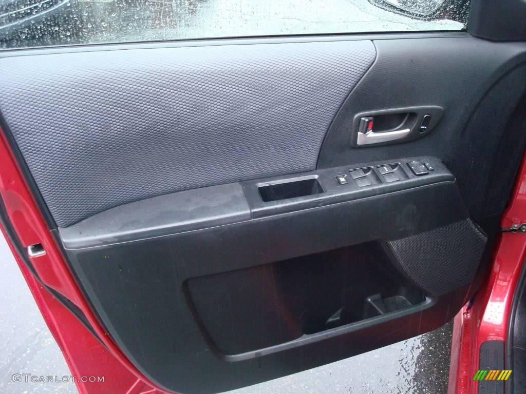 2006 MAZDA5 Sport - Cardinal Red Mica / Black photo #14