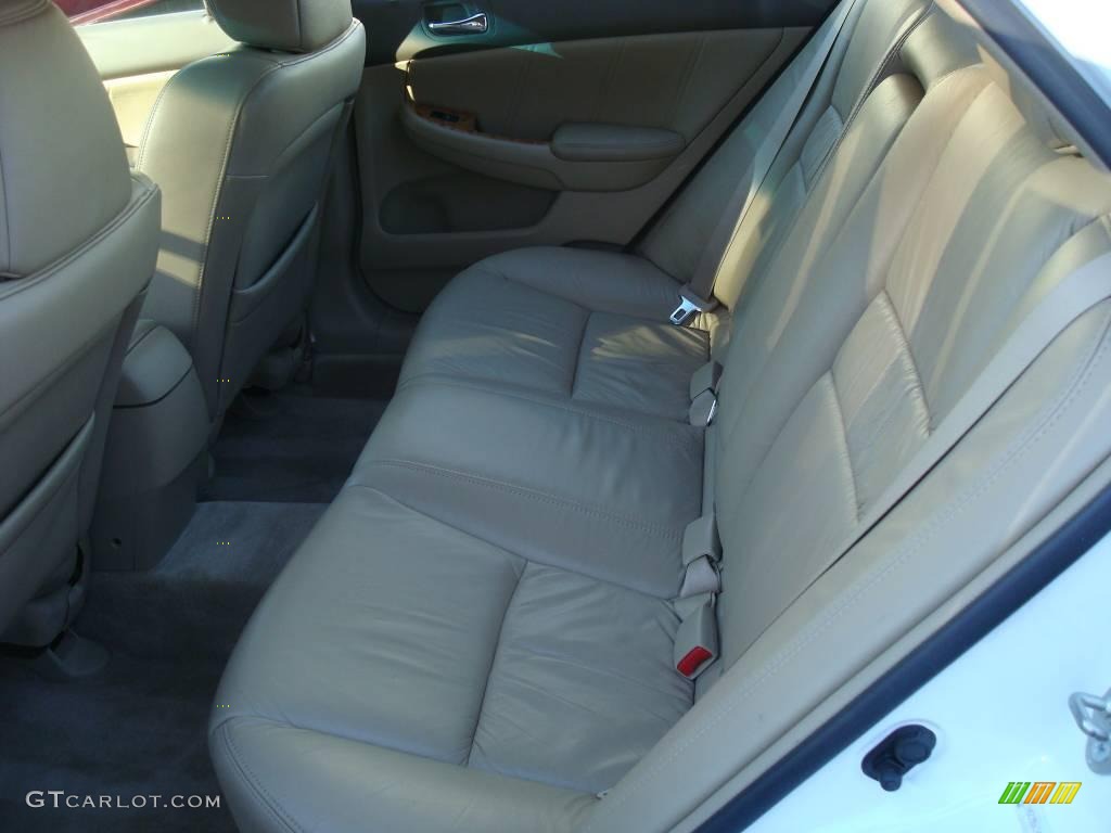 2003 Accord EX V6 Sedan - Taffeta White / Ivory photo #11