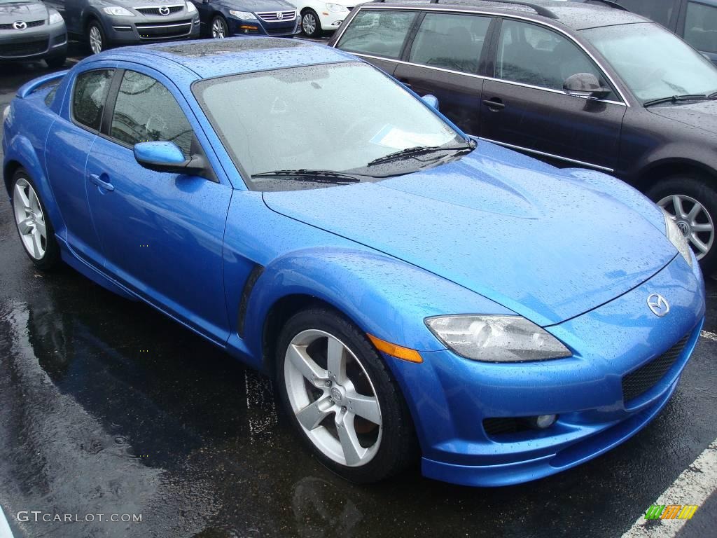 2004 RX-8  - Winning Blue Metallic / Black photo #5