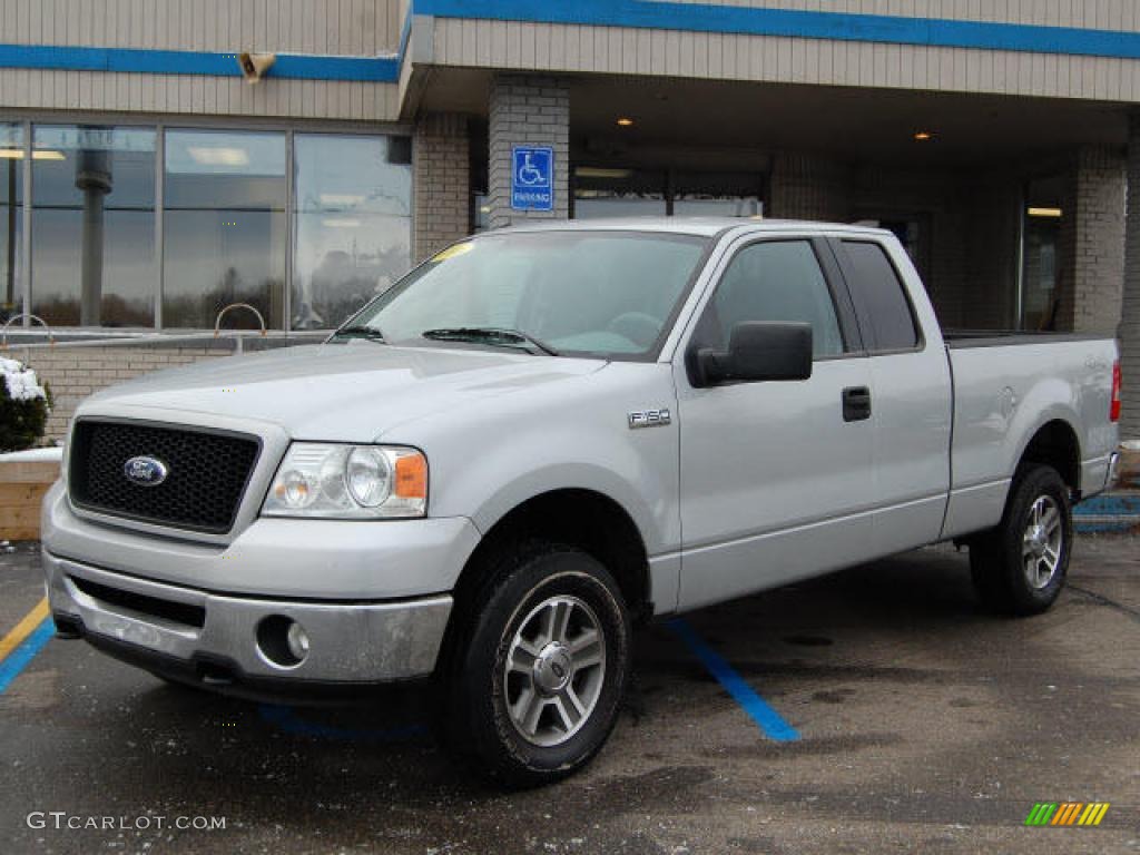 2006 F150 XLT SuperCab 4x4 - Silver Metallic / Medium/Dark Flint photo #1