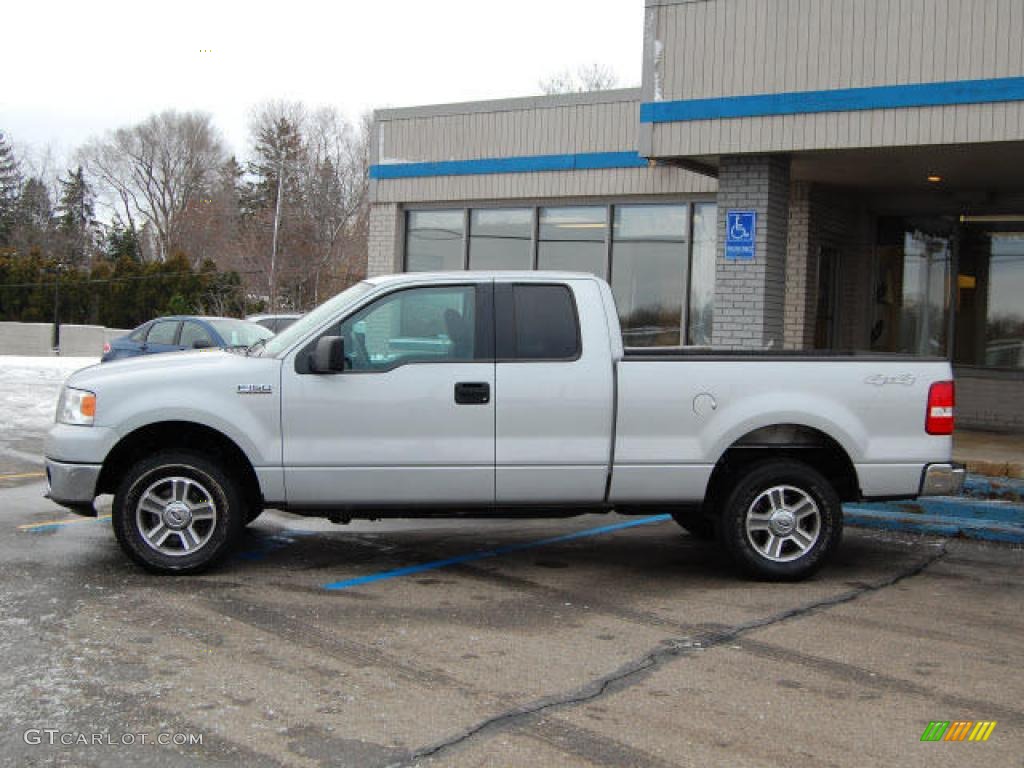 2006 F150 XLT SuperCab 4x4 - Silver Metallic / Medium/Dark Flint photo #3