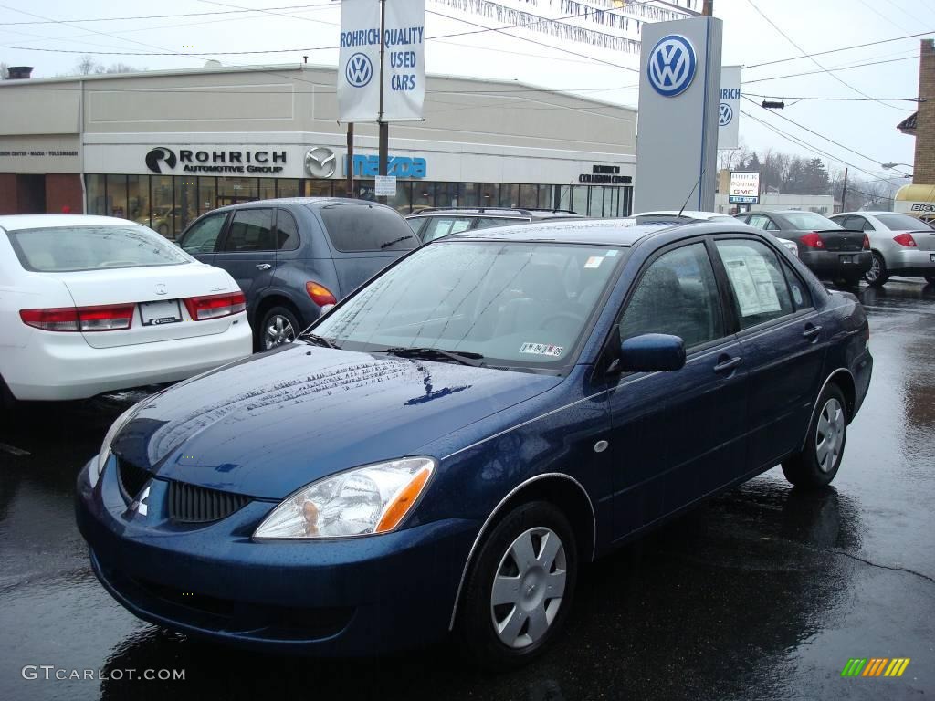 Mystic Blue Mitsubishi Lancer