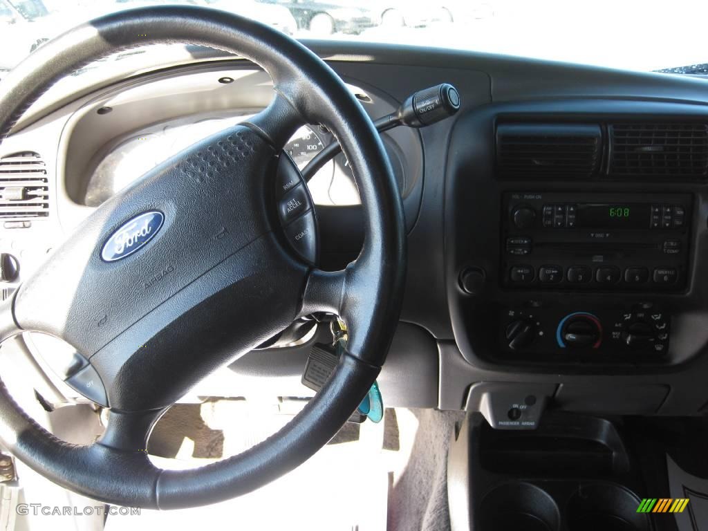 2002 Ranger XLT SuperCab - Silver Frost Metallic / Dark Graphite photo #6