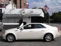 2008 White Diamond Tri-Coat Cadillac CTS Sedan  photo #3