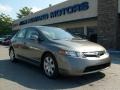 2007 Galaxy Gray Metallic Honda Civic LX Sedan  photo #1