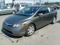 2007 Galaxy Gray Metallic Honda Civic LX Sedan  photo #3