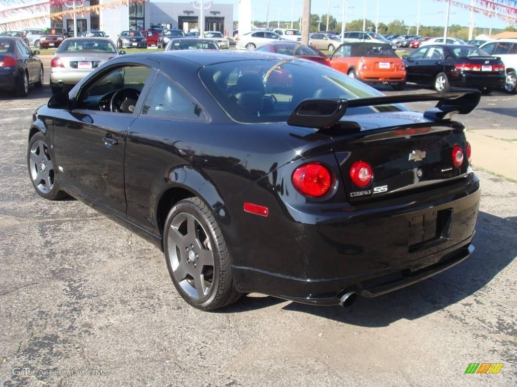 2006 Cobalt SS Supercharged Coupe - Black / Ebony/Red photo #9
