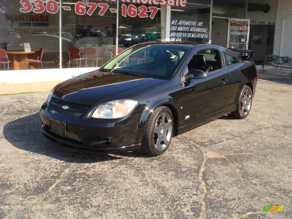 2006 Cobalt SS Supercharged Coupe - Black / Ebony/Red photo #10