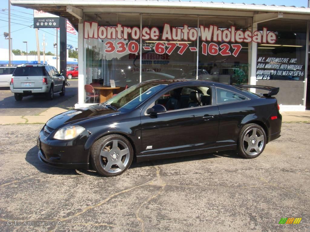 2006 Cobalt SS Supercharged Coupe - Black / Ebony/Red photo #11