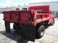1995 Ultra Red Ford F350 XL Regular Cab Chassis Dump Truck  photo #5