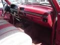 1995 Ultra Red Ford F350 XL Regular Cab Chassis Dump Truck  photo #18