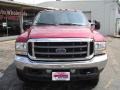 2002 Toreador Red Metallic Ford F250 Super Duty XLT SuperCab 4x4  photo #8