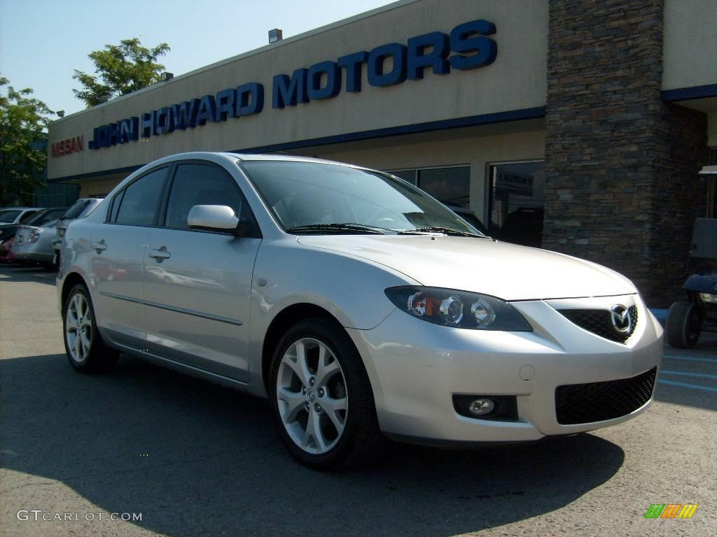 2009 MAZDA3 i Touring Sedan - Sunlight Silver Metallic / Black photo #1