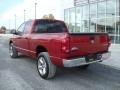 2008 Inferno Red Crystal Pearl Dodge Ram 1500 Big Horn Edition Quad Cab 4x4  photo #3