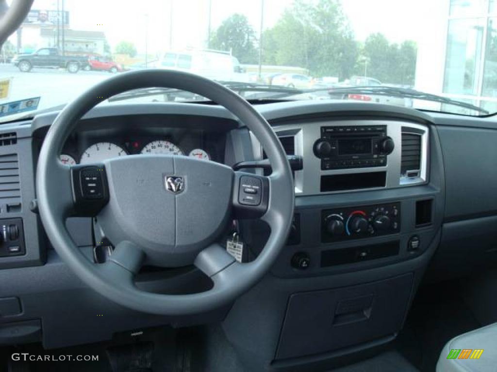 2008 Ram 1500 Big Horn Edition Quad Cab 4x4 - Inferno Red Crystal Pearl / Medium Slate Gray photo #13