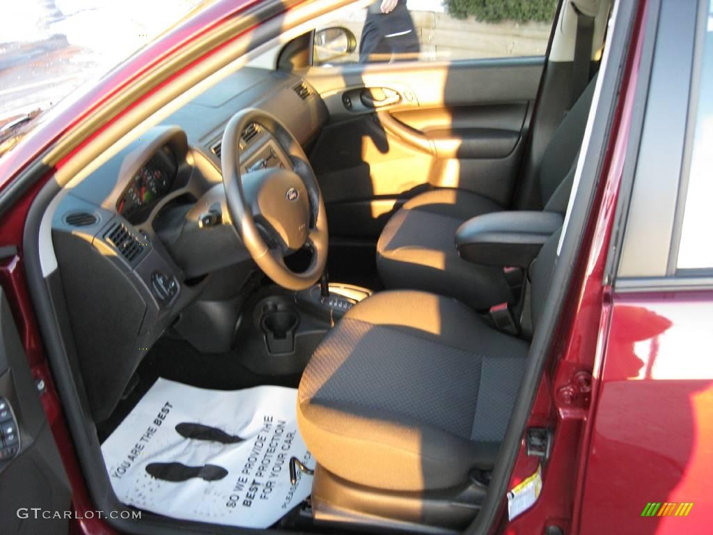 2007 Focus ZX5 SES Hatchback - Dark Toreador Red Metallic / Charcoal photo #4