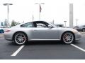 2009 Arctic Silver Metallic Porsche 911 Carrera 4S Coupe  photo #4