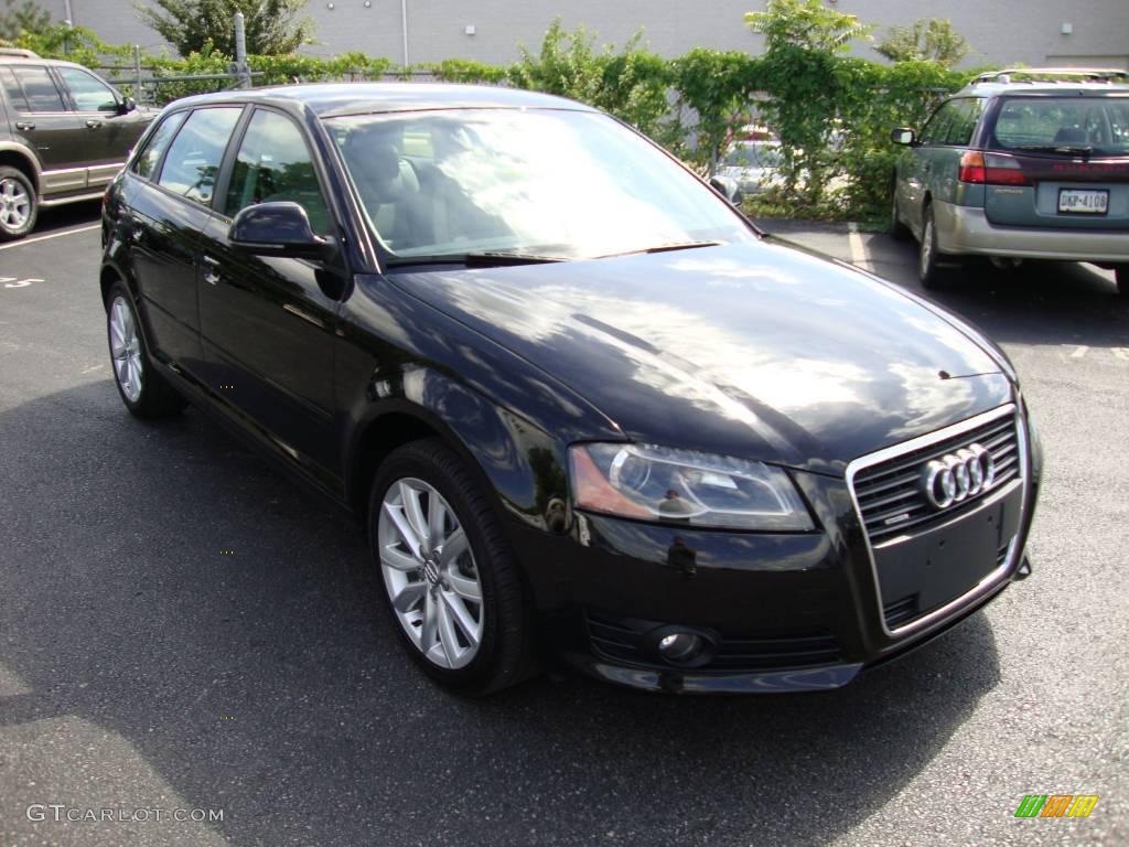 2009 Brilliant Black Audi A3 2.0T quattro 18382513 Photo 4 Car Color Galleries