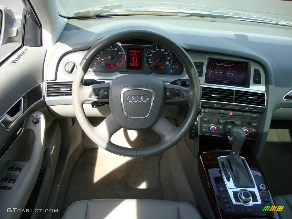 2007 A6 3.2 quattro Sedan - Quartz Grey Metallic / Platinum photo #36